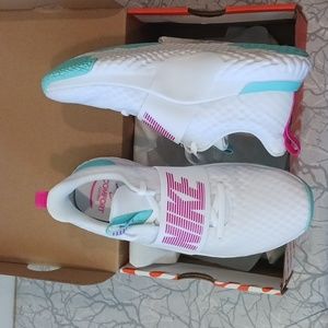 Nike White and Pink Athletic Shoes